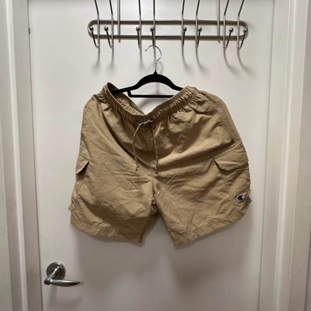 Champion Men's Cargo Shorts in Beige, Size M
